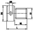 Thread measuring gage