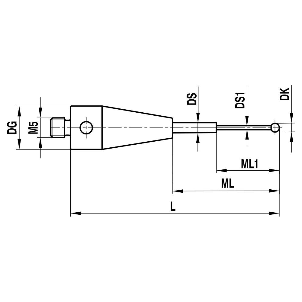 M5 Stepped-stem Stylus