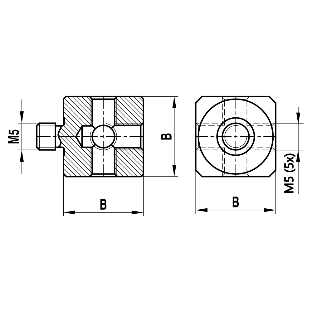 M5 Cube Holder