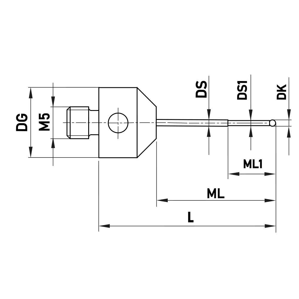 M5 Stepped-stem Stylus