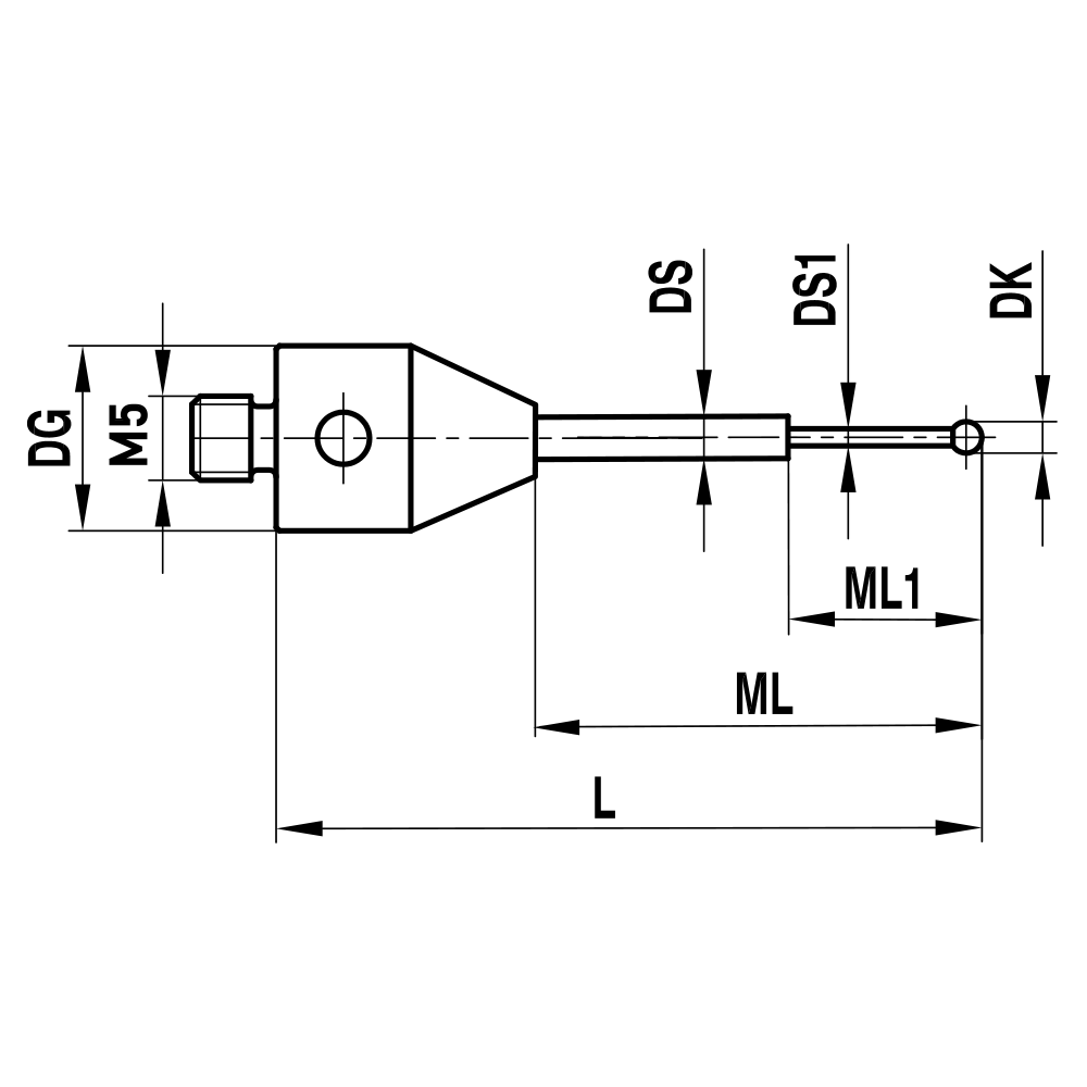 M5 Stepped-stem Scanning Stylus