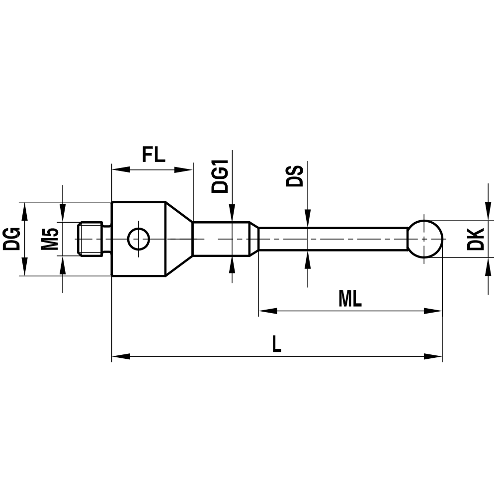 M5 Stepped-base Stylus