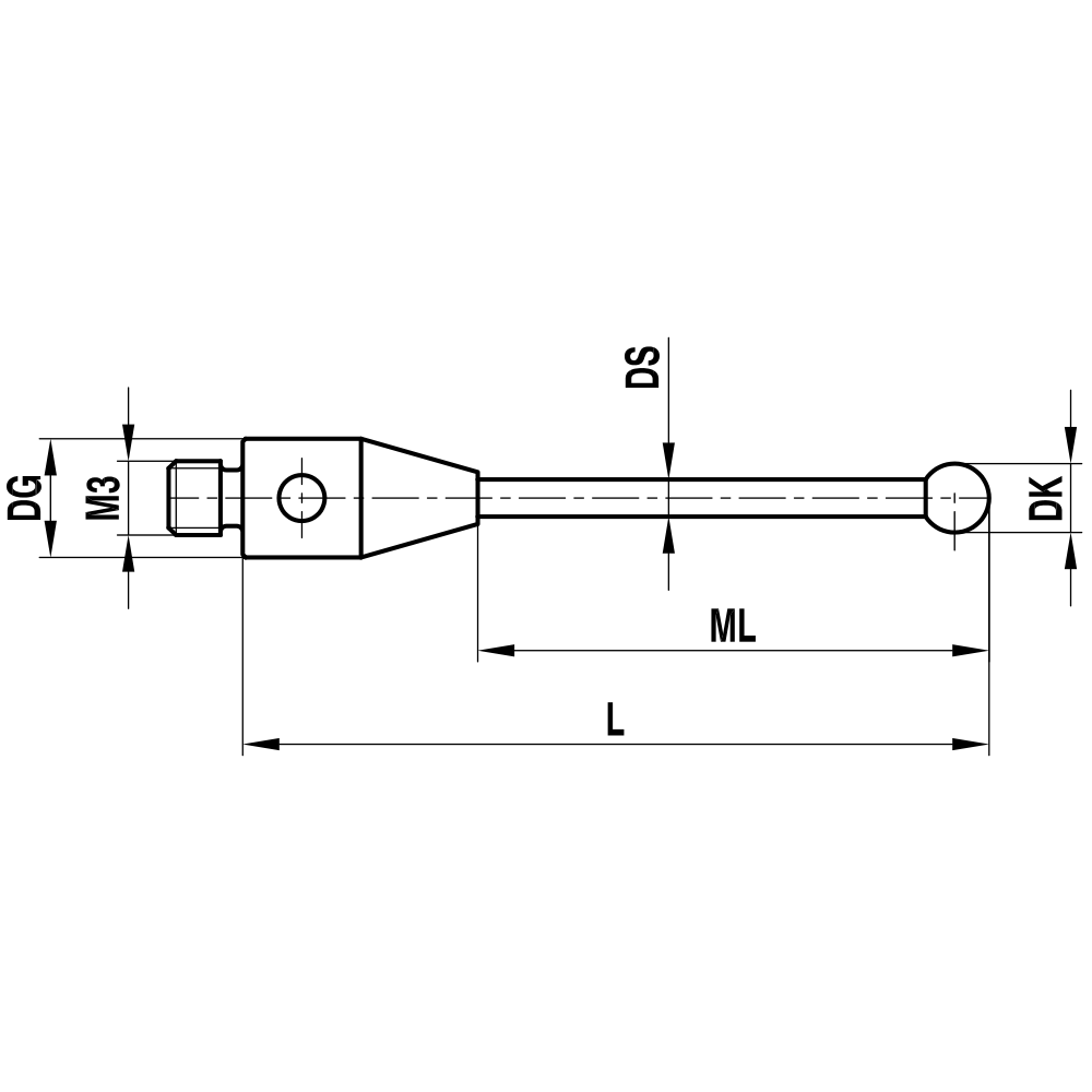M3 Straight Scanning Stylus