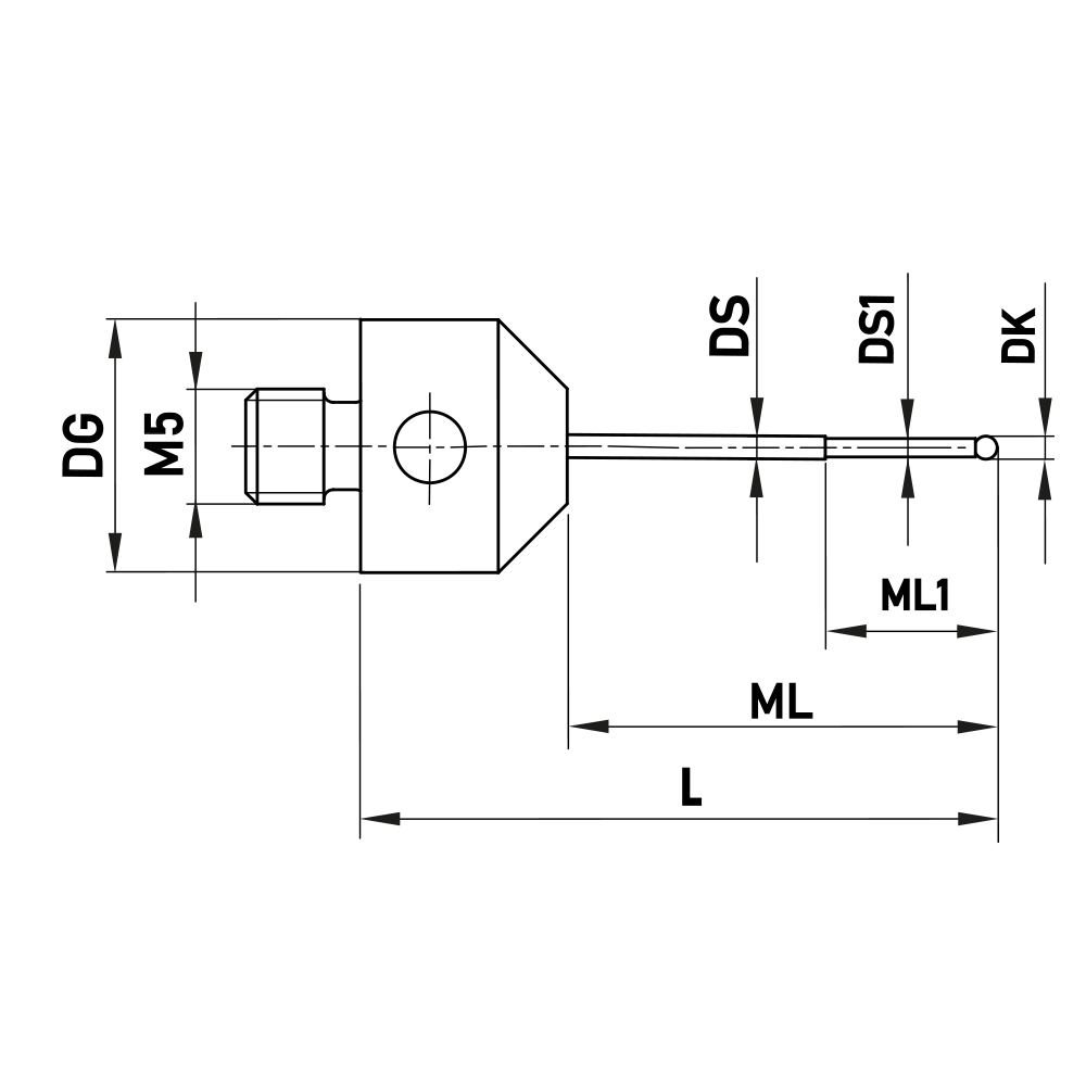 M5 Stepped-stem Scanning Stylus