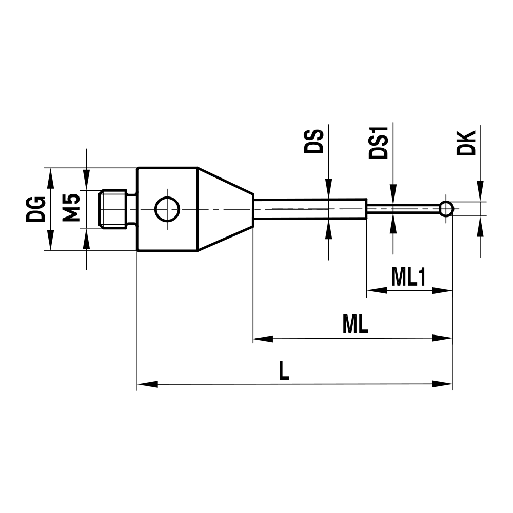 M5 Stepped-stem Stylus