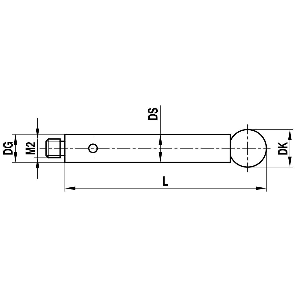 M2 Threaded-stem Stylus