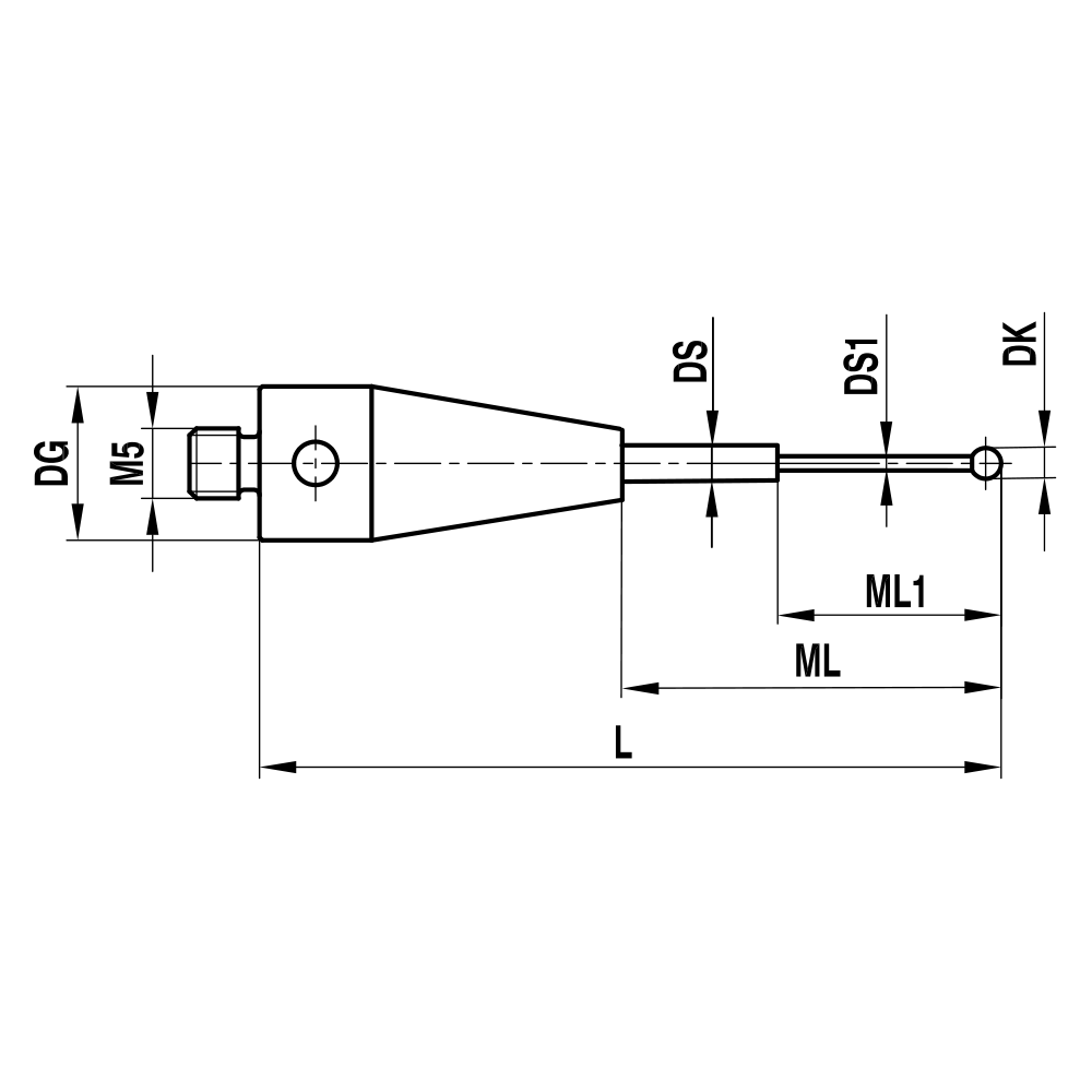 M5 Stepped-stem Stylus