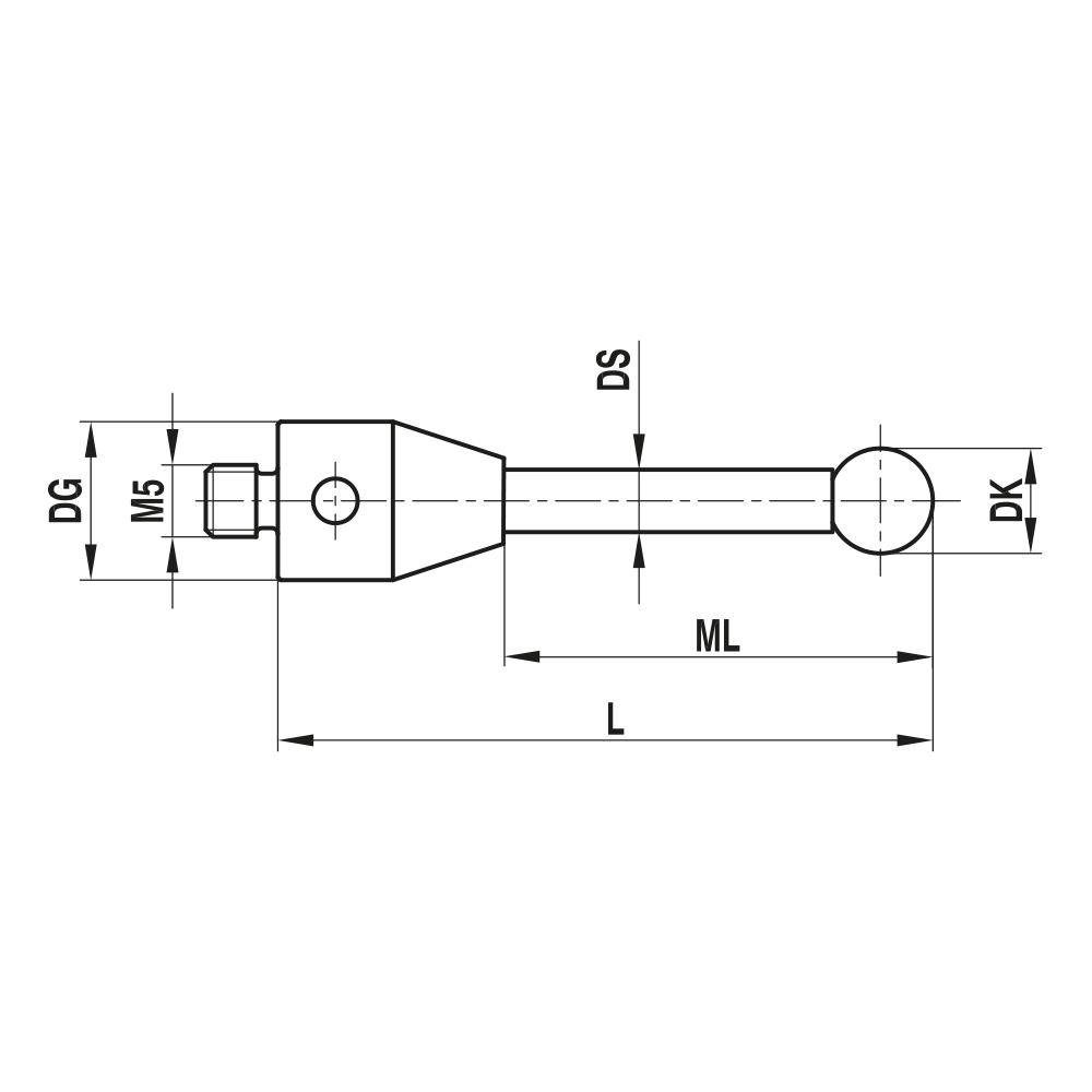 M5 UltraScanning Straight Stylus
