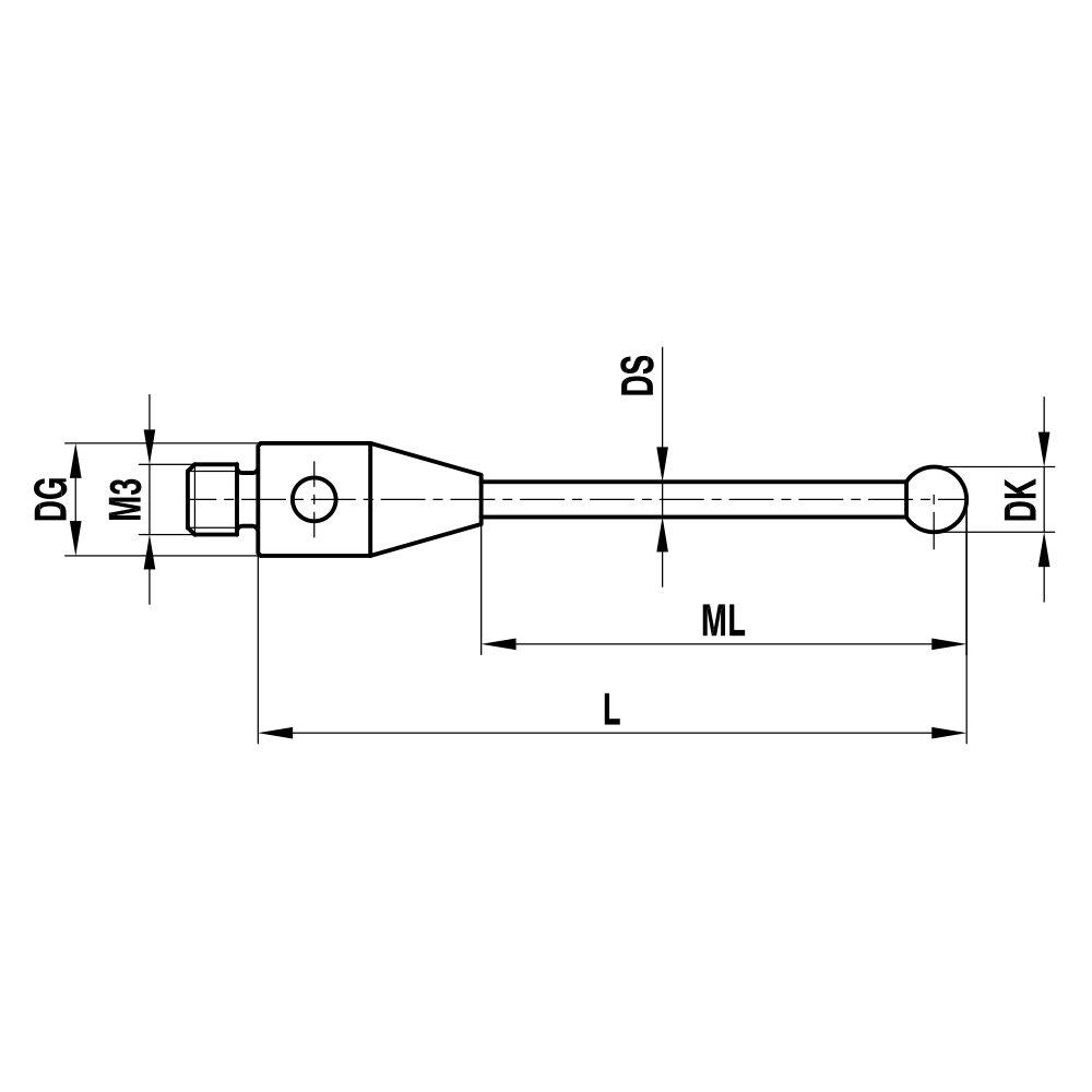 M3 XXT UltraScanning Straight Stylus