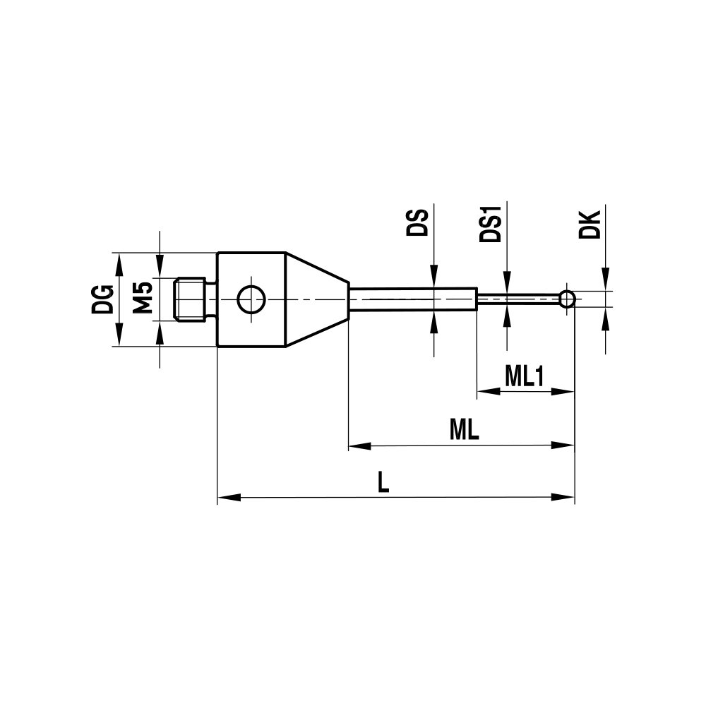 M5 Stepped-stem Scanning Stylus