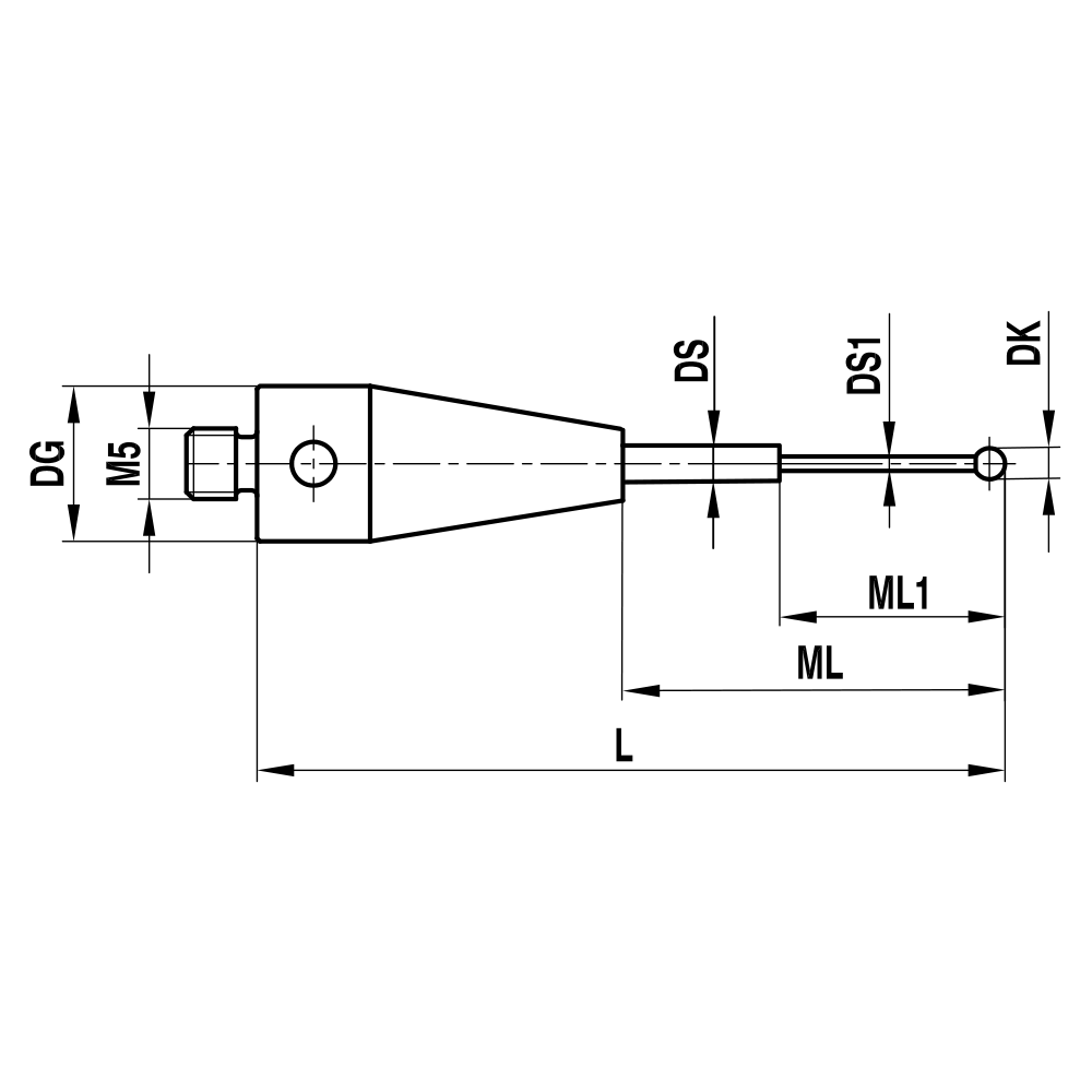 M5 Stepped-stem Stylus