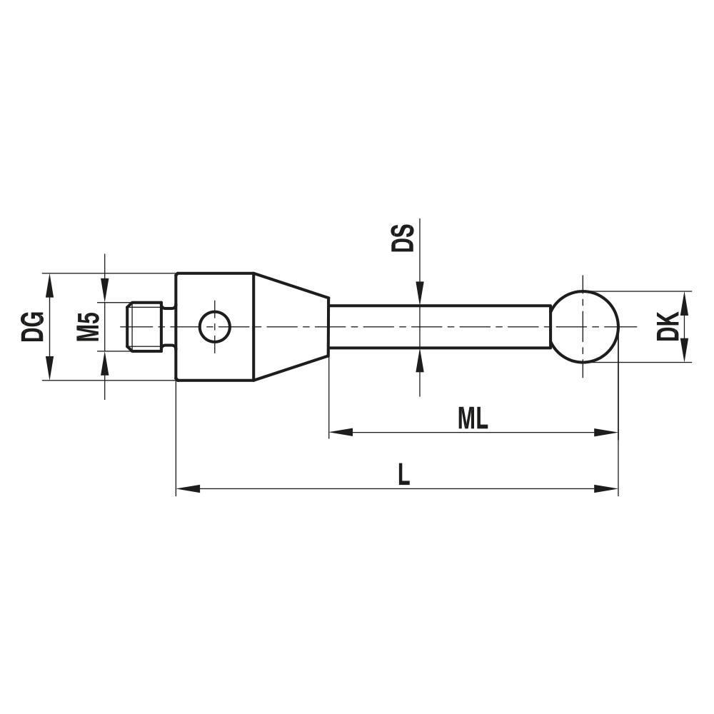 M5 Straight Scanning Stylus