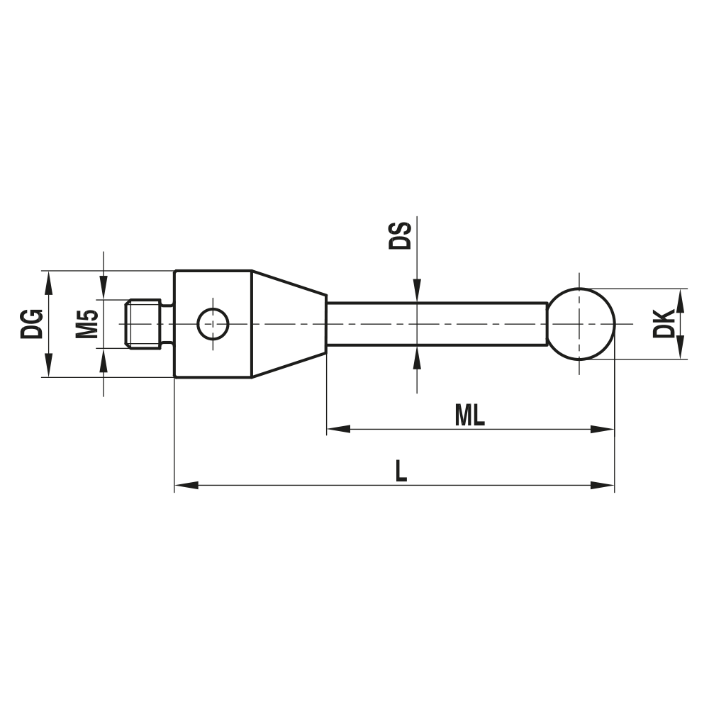 M5 Straight Scanning Stylus