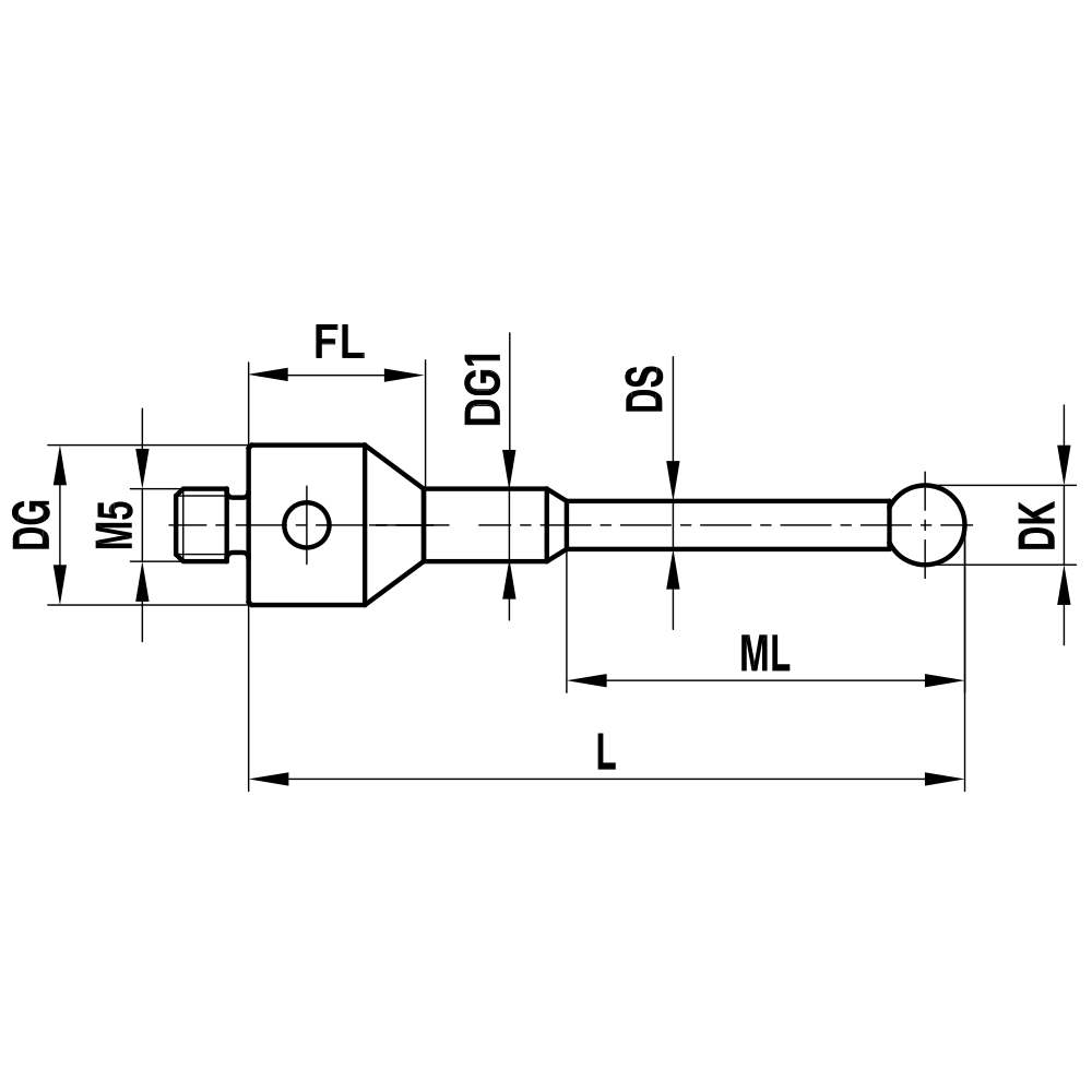 M5 Stepped-base Stylus