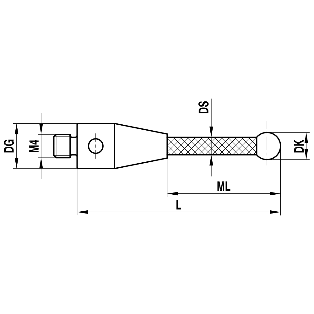 M4 Straight Scanning Stylus