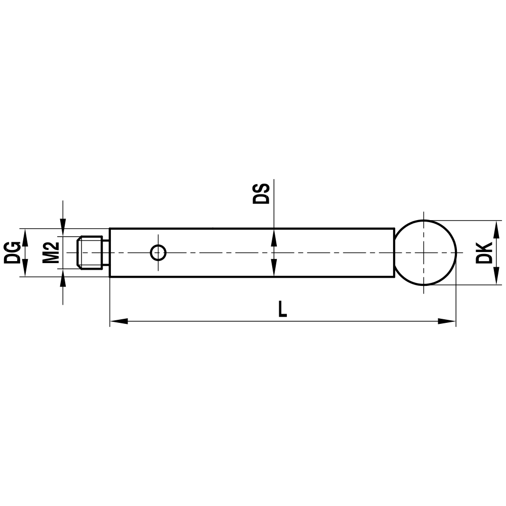 M2 Threaded-stem Stylus